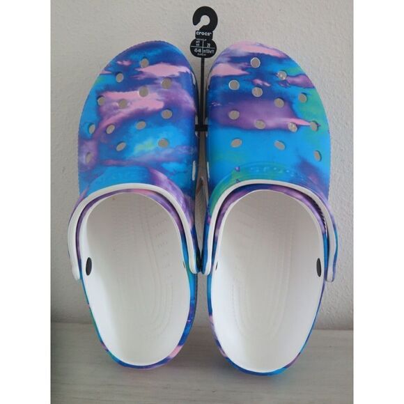 Crocs 206868-90H Men's Sz 8 Women's 10 Classic Out Of This World Slip-On Clogs - Picture 1 of 12